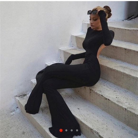 Sexy Black jumpsuit - Picture 3 of 4